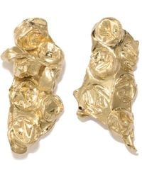 Completedworks - Bubble Wrap Gold Earrings - Lyst