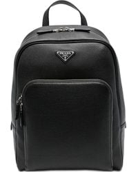 Prada - Saffiano Leather Backpack - Lyst
