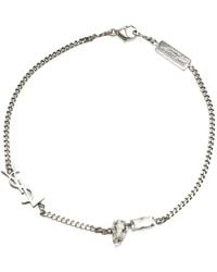 Saint Laurent - Opyum Rhinestones Bracelet - Lyst