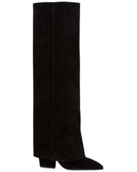 Paris Texas - Jane Fold-Over Boots - Lyst
