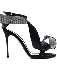 Sergio Rossi - Marquise 105Mm Leather Sandals - Lyst