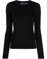 Polo Ralph Lauren - Top Girocollo A Maniche Lunghe - Lyst