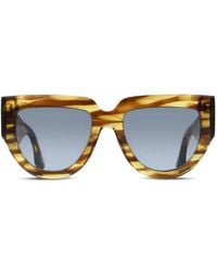 Victoria Beckham - Occhiali Da Sole A Righe - Lyst