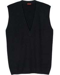 Barena - Top de canalé sin mangas - Lyst