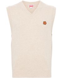 KENZO - Boke Flower Wool Vest - Lyst