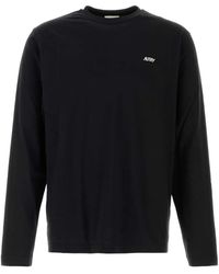 Autry - Logo-Print Long-Sleeve T-Shirt - Lyst