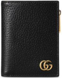 Gucci - GG Marmont Leather Long Wallet - Lyst