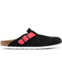 Birkenstock - 1774 Boston Suede Sandals - Lyst