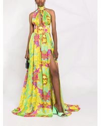 Philipp Plein - Vestido Largo Con Estampado New Baroque - Lyst