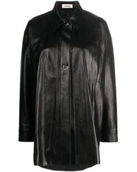 Aeron - Feather Leather Shirt - Lyst