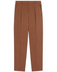 RETORI - Embroidered Reverse-Pleat Trousers - Lyst