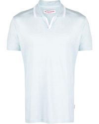 Orlebar Brown - Felix Linen Piqué Polo Shirt - Lyst