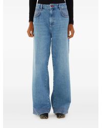 FARM Rio - Embroidered-Pockets Jeans - Lyst