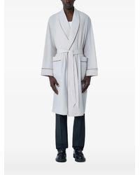 Prada - Jas Met Enkele Rij Knopen En Ceintuur - Lyst
