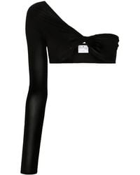 Courreges - Twist-Detail One-Shoulder Top - Lyst