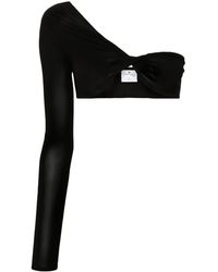 Courreges - Twist-Detail One-Shoulder Top - Lyst