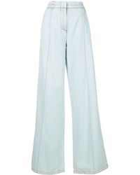 Marni Jeans mit hohem Bund - Blau