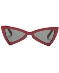 Saint Laurent - Geometric-Frame Sunglasses - Lyst