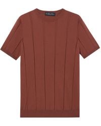 Brooks Brothers - Geripptes T-Shirt - Lyst