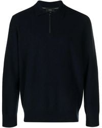 Vince - Pullover Aus Kaschmir Mit Reißverschluss - Lyst