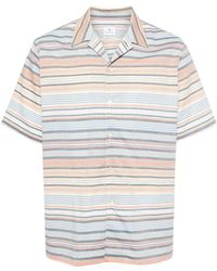 PS by Paul Smith - Horizontal-stripe Short-sleeve Shirt - Lyst