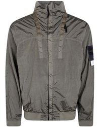 Stone Island - Chaqueta Con Cuello Alzado - Lyst