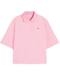 Tommy Hilfiger - Logo-Embroidered Polo Top - Lyst