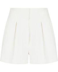 Emporio Armani - Cotton Tweed Shorts - Lyst