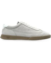 Emporio Armani - Suede Sports Shoes - Lyst