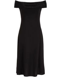 Emporio Armani - Sequin-embellished Off-shoulder Minidress - Lyst