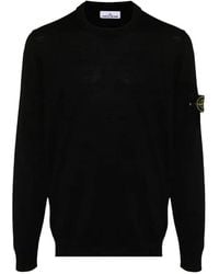 Stone Island - 5100071 Light Pure Rws Wool Sweater - Lyst