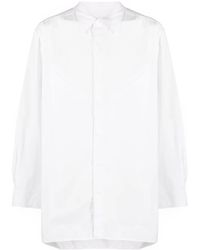 Yohji Yamamoto - Overhemd Met Vlakken - Lyst