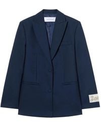 Off-White c/o Virgil Abloh - Label-Patch Blazer - Lyst