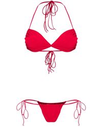 Amir Slama - Bikini Triangular Con Cierre De Lazo - Lyst