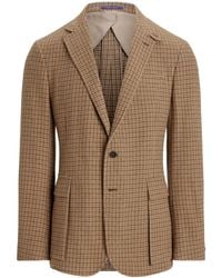 Ralph Lauren - Checked Single-Breasted Blazer - Lyst