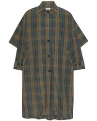 Henrik Vibskov - Uncut Tartan-Check Coat - Lyst