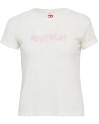 Rally Movement - Ribbed-Knit T-Shirt - Lyst