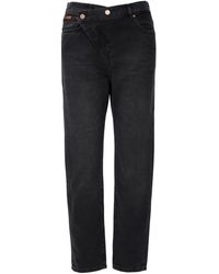 No44 - Crossover-Button Jeans - Lyst