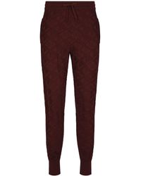 Dolce & Gabbana - Pantalon de jogging en soie à motif en jacquard - Lyst
