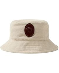 Versace - Cotton & Linen Bucket Hat - Lyst