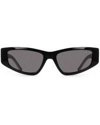 DKNY - Logo-Plaque Rectangle-Frame Sunglasses - Lyst