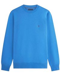 Tommy Hilfiger - Embroidered-Logo Crew Neck Sweatshirt - Lyst