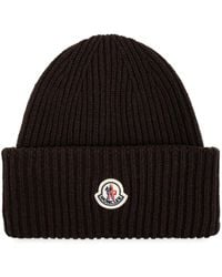Moncler - ロゴパッチ ビーニー - Lyst