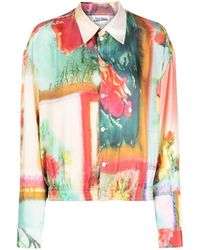 Jean Paul Gaultier - Camisa con motivo abstracto - Lyst