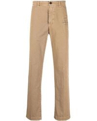 Incotex - Pantalones rectos con texto estampado - Lyst