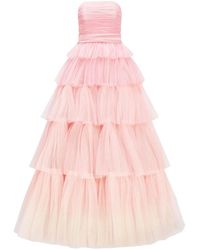 Jenny Packham - Adore Tiered Bow Gown - Lyst