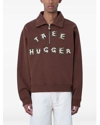 STORY mfg. - Geo Embroidered Half-Zip Sweatshirt - Lyst