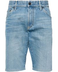 Dolce & Gabbana - Jeans-Shorts mit Tragefalten - Lyst