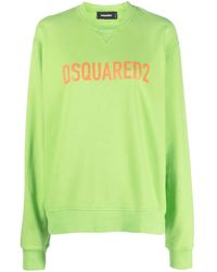 DSquared² - Logo Embroidered Sweatshirt - Lyst