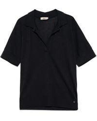Herno - Solid Shirt Collar Polo - Lyst